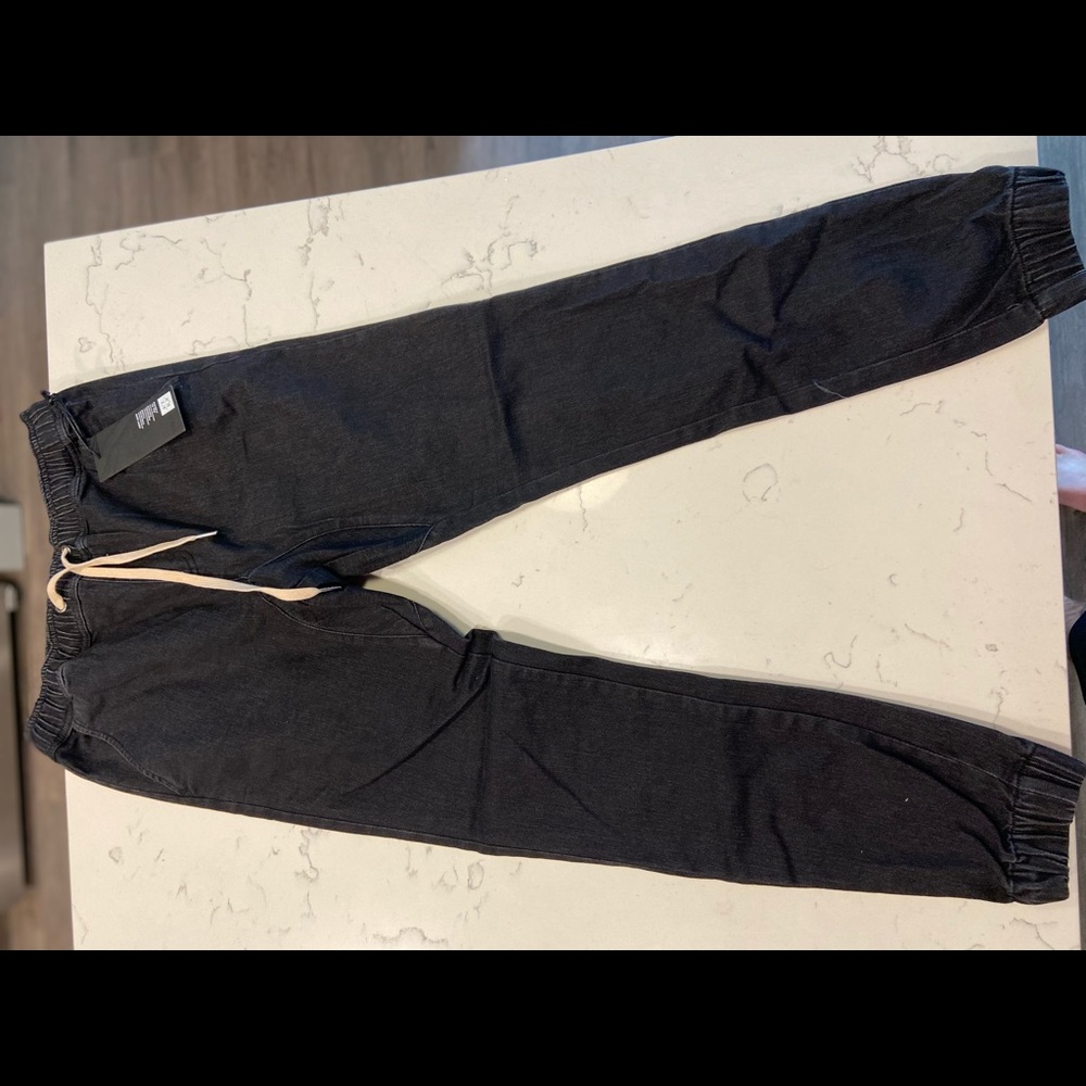 Lira Denim Joggers - Black - NWT
